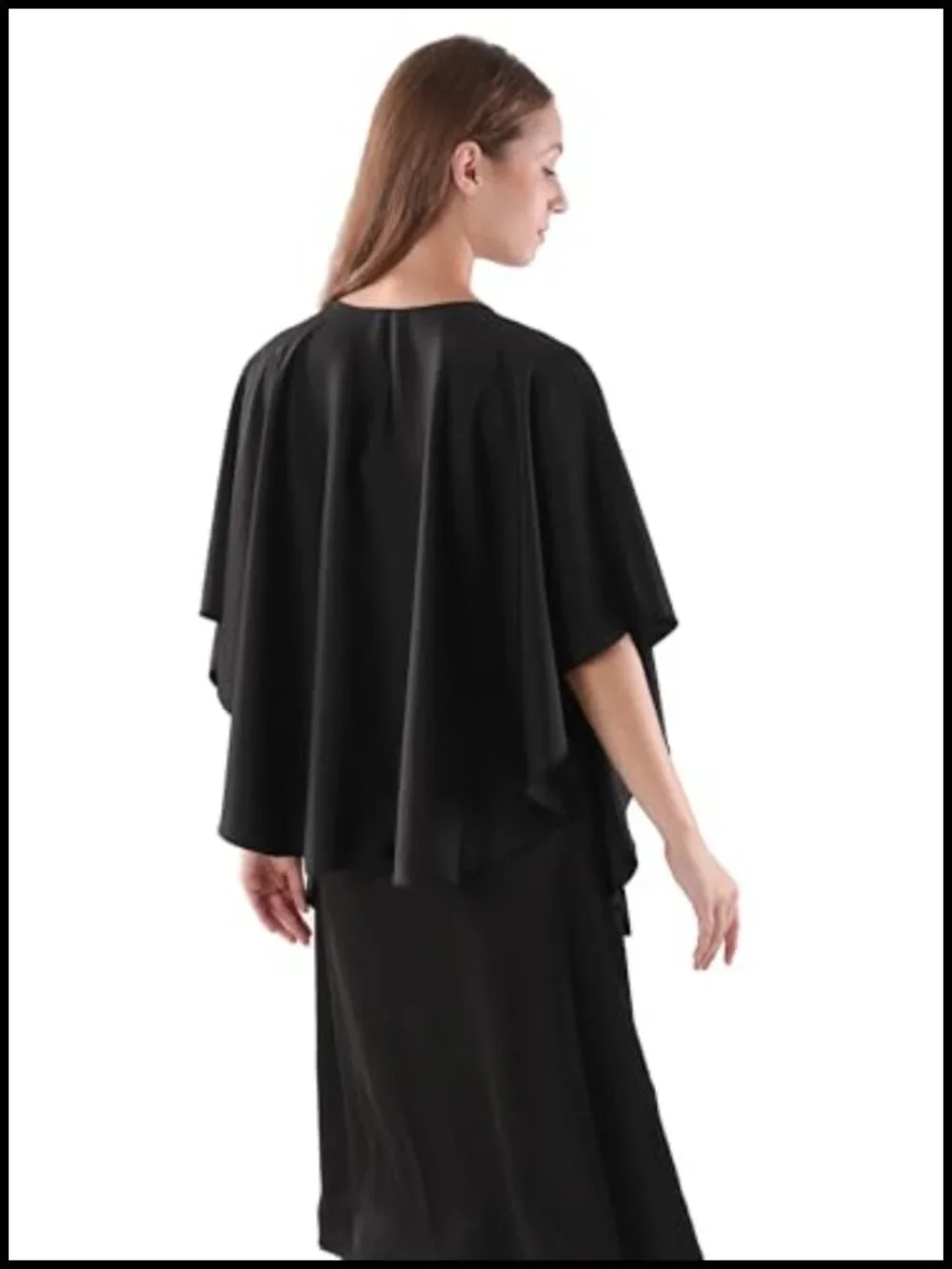 Elegant Silk Stain Pashmina Shawl for Evening Dresses Wedding Party Cover Up